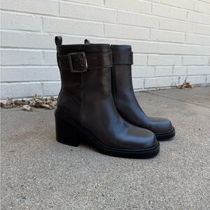 Vince Camuto Dark Grey Heeled Boots